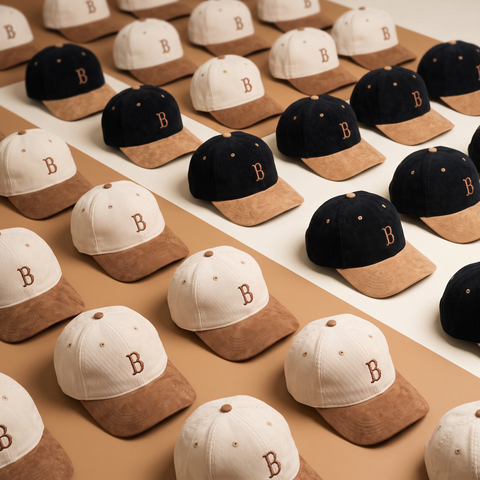 Some things don’t need to shout.
The Heritage Cap brings together two timeless textures: corduroy and suede.
A premium cap with a vintage feel, finished with a single embroidered B — simple, understated and made with attention to every detail.
Made to be worn.
Made to last.
Made to get better with time.
CORDUROY. SUEDE. BAIRRO.
Available in Black / Camel and Cream / Camel.
FIRST DROP — LIMITED EDITION.
20 Black. 20 Cream. That’s it.
DETAILS
Premium corduroy
Suede-effect brim
Embroidered B
Camel/brown
