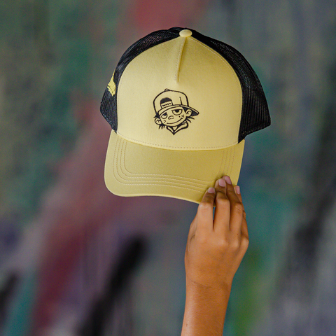 Inspired by Gonçalo and the freedom of skateboarding. Premium trucker caps designed for those who live outside the ordinary.