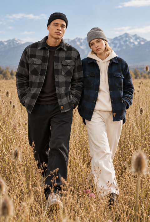 BAIRRO TARTAN | Padded Overshirt