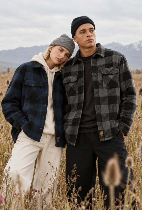 BAIRRO TARTAN | Padded Overshirt