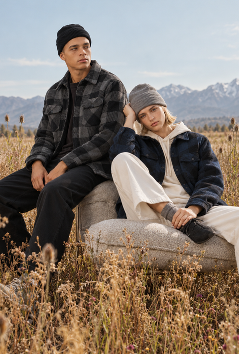 BAIRRO TARTAN | Padded Overshirt