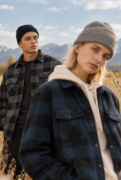 BAIRRO TARTAN | Padded Overshirt