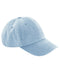 Light blue baseball cap on a white background