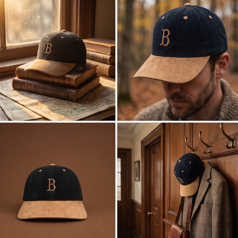 Some things don’t need to shout.

The Heritage Cap brings together two timeless textures: corduroy and suede.

A premium cap with a vintage feel, finished with a single embroidered B — simple, understated and made with attention to every detail.

Made to be worn.
Made to last.
Made to get better with time.

CORDUROY. SUEDE. BAIRRO.

Available in Black / Camel and Cream / Camel.

FIRST DROP — LIMITED EDITION.
20 Black. 20 Cream. That’s it.

DETAILS
Premium corduroy
Suede-effect brim
Embroidered B
Camel/brown