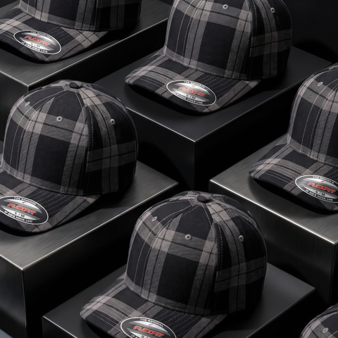 Black Tartan Cap