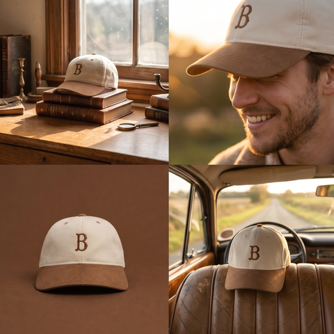 Some things don’t need to shout.

The Heritage Cap brings together two timeless textures: corduroy and suede.

A premium cap with a vintage feel, finished with a single embroidered B — simple, understated and made with attention to every detail.

Made to be worn.
Made to last.
Made to get better with time.

CORDUROY. SUEDE. BAIRRO.

Available in Black / Camel and Cream / Camel.

FIRST DROP — LIMITED EDITION.
20 Black. 20 Cream. That’s it.

DETAILS
Premium corduroy
Suede-effect brim
Embroidered B
Camel/brown