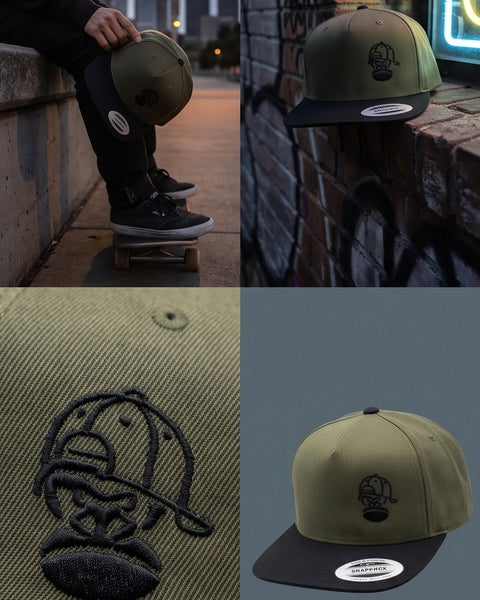 BONGO Snapback — Olive / Black