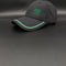 A dark gray baseball cap with green embroidered text reading '1906 gloria' on the front, displayed on a dark gray background.