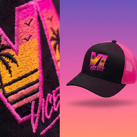 VI Sunset — Trucker Cap Bordado