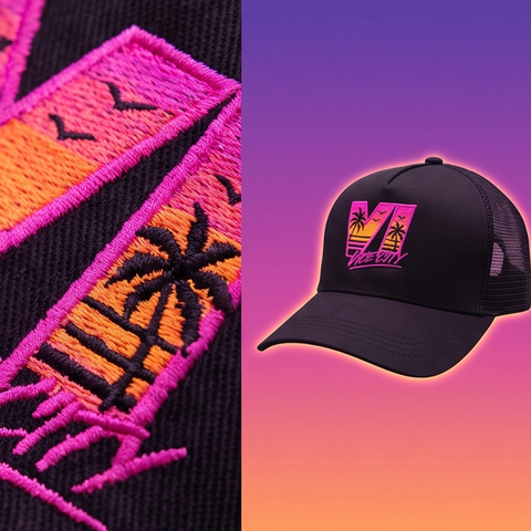 VI Sunset — Trucker Cap Bordado