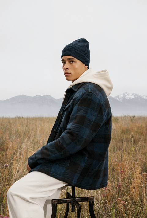 BAIRRO TARTAN | Padded Overshirt