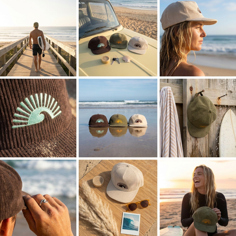 Sunset Corduroy Cap