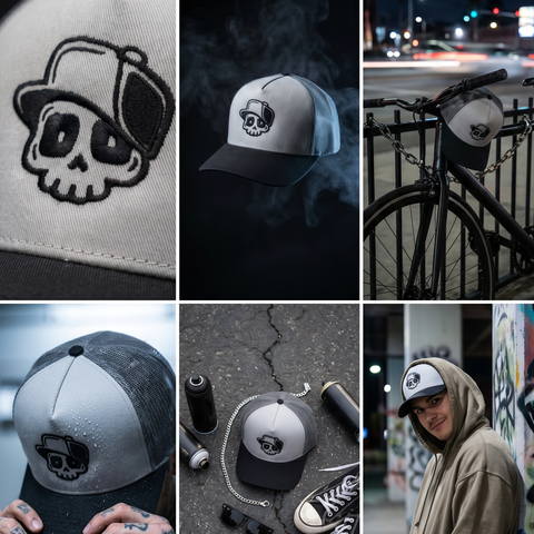 Skull Trucker Grey