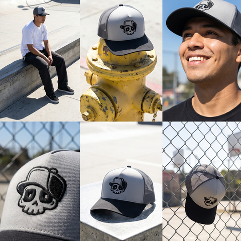 Skull Trucker Grey
