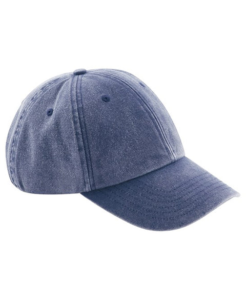 Blue baseball cap on a white background