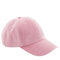 Pink baseball cap on a white background