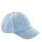 Light blue baseball cap on a white background